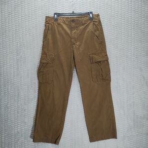 Banana Republic Brown Relaxed Fit Cargo Pant-100% Cotton-W32 L30